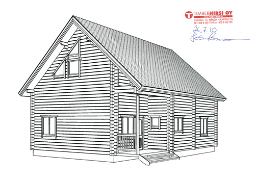 Plan Maison Bois 2DChantal