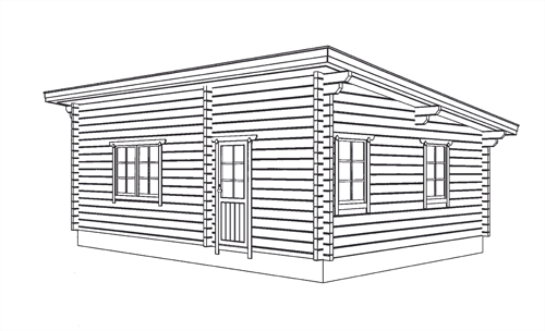 Plan Maison Bois 2DClaudette