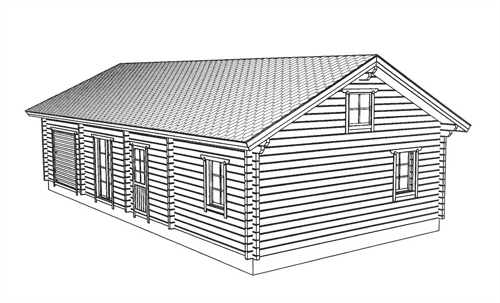 Plan Maison Bois 2DSylvie