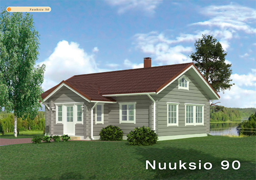 Maison Bois Nuuksiovue 3D