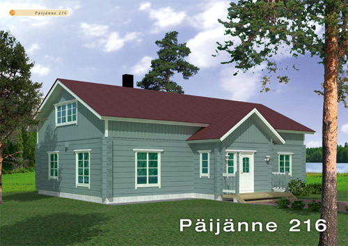 Maison Bois Paijannevue 3D