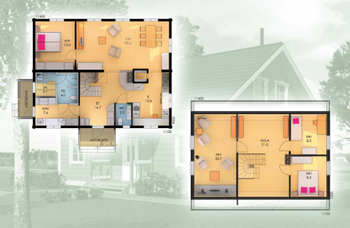 Plan Maison BoisInari