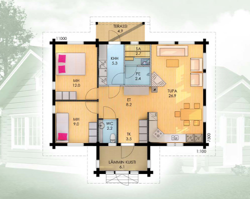 Plan Maison BoisNuuksio