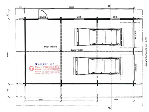 Maison Bois Dragica Plan1