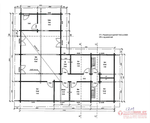 Maison Bois Dragica Plan1