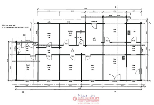 Maison Bois Odile Plan 1